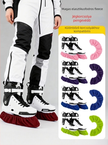 Jégpengés cipővédők, 302-es modell MAKINO FOX — felső fleece, talp webbing, pengének védelme