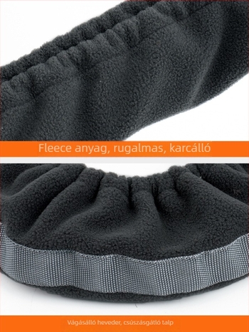 Jégpengés cipővédők, 302-es modell MAKINO FOX — felső fleece, talp webbing, pengének védelme