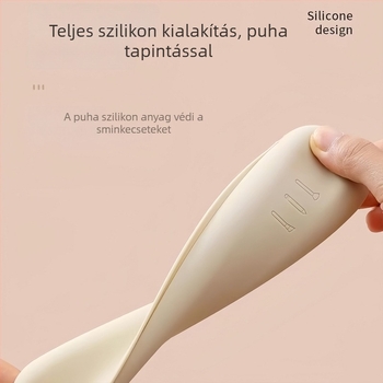  Szilikon sminkecset tároló táska, utazáshoz ideális, hengeres vízálló szervező a pirosító és szemhéjpúder ecsetekhez, modern minimalist stílus