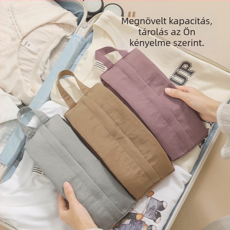 Utazó kozmetikai és fehérnemű tároló táska – vízálló, mosható