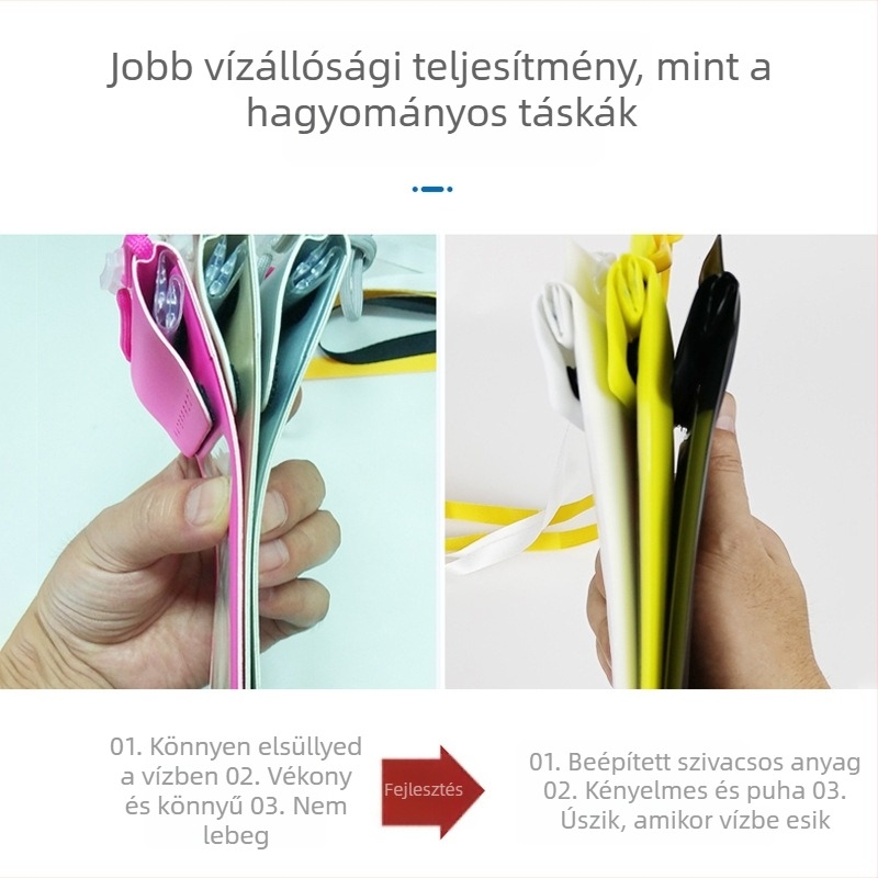 TPU vízálló telefontáska kültéri használatra – strand, úszás, búvárkodás