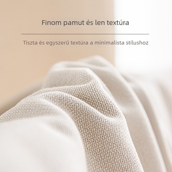 Pamut és kenderszövet ablakfüggöny, magas árnyékolás, modern minimalist japán stílus a nappali és hálószoba számára