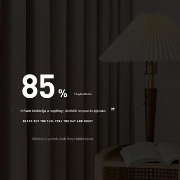Pamut és kenderszövet ablakfüggöny, magas árnyékolás, modern minimalist japán stílus a nappali és hálószoba számára