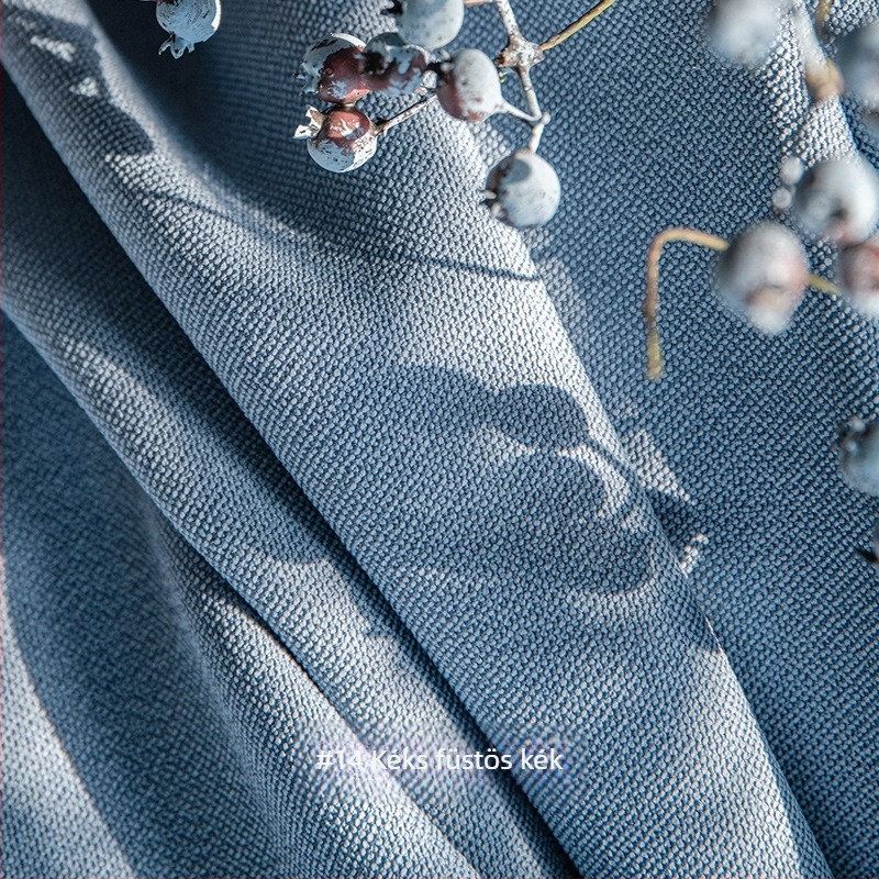 Pamut és kenderszövet ablakfüggöny, magas árnyékolás, modern minimalist japán stílus a nappali és hálószoba számára