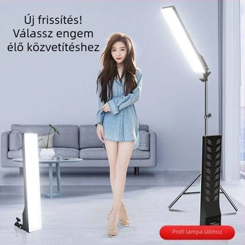 Élő adás világítási állvány – három színhőmérséklet, 10–50W, 220V, kézi használat