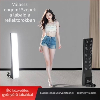 Élő adás világítási állvány – három színhőmérséklet, 10–50W, 220V, kézi használat