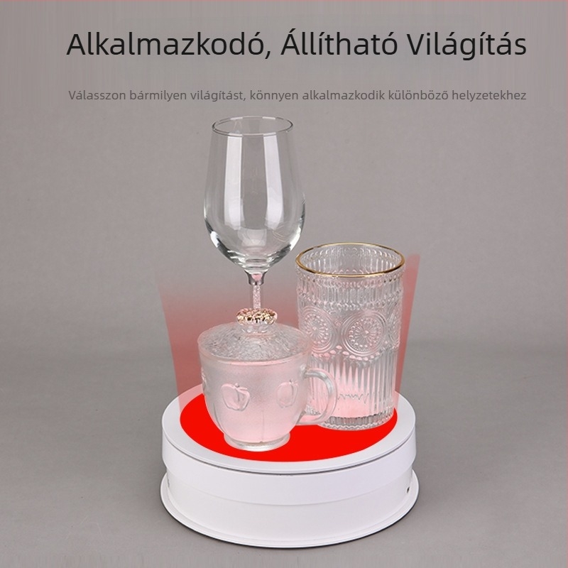 Termékbemutató állvány — ABS+PC, fotózáshoz, tömeg 0,5 kg, márka Electric turntable
