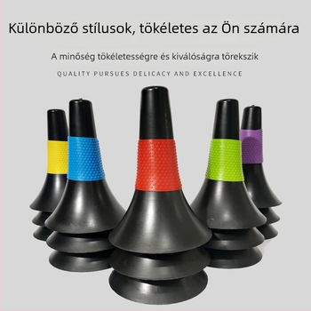 Kosárlabda- és futball-edzés akadályozó készlet konus alakú jelzőkkel