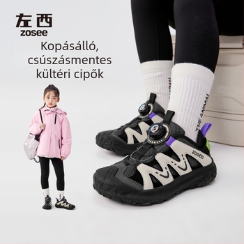 Left West gyerekek futócipő – légáteresztő, könnyű, kopásálló, ütéscsillapító; karikatúra mintázat; 4–16 éveseknek
