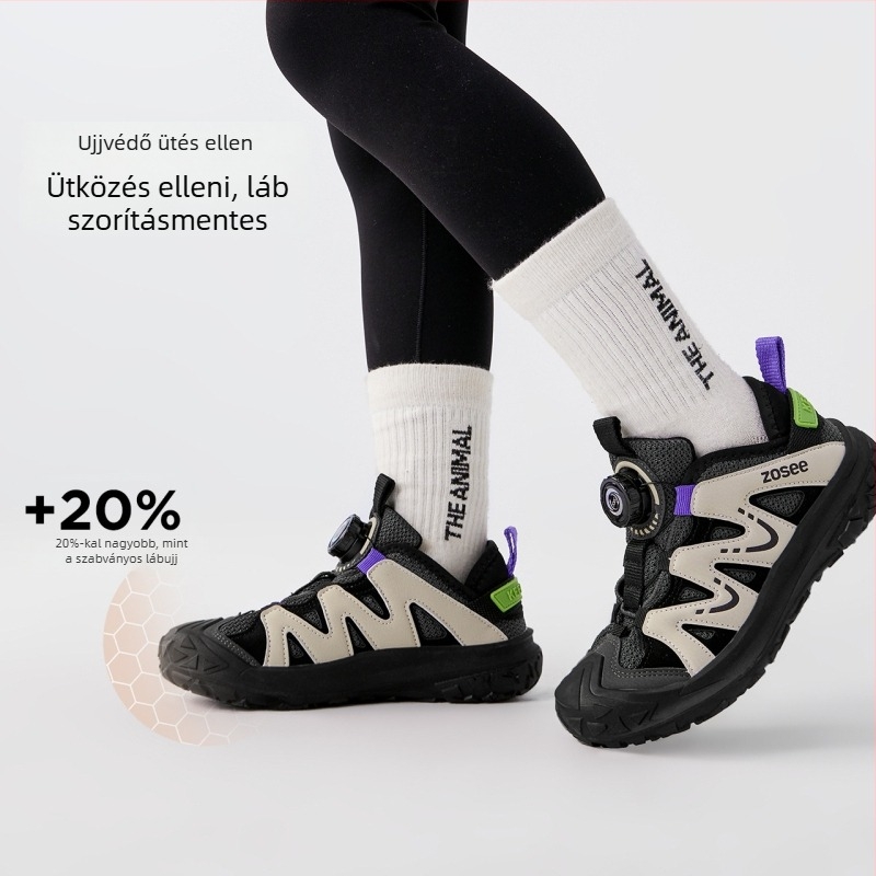 Left West gyerekek futócipő – légáteresztő, könnyű, kopásálló, ütéscsillapító; karikatúra mintázat; 4–16 éveseknek