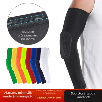 Könyökvédők – lélegző, ütközésvédő a kosárlabdához, nylon, felnőtteknek