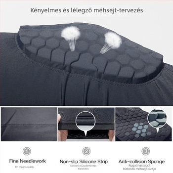 Könyökvédők – lélegző, ütközésvédő a kosárlabdához, nylon, felnőtteknek