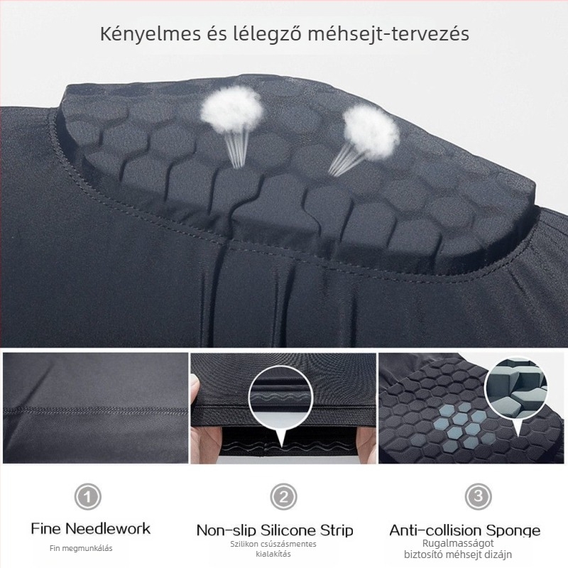 Könyökvédők – lélegző, ütközésvédő a kosárlabdához, nylon, felnőtteknek