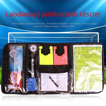 Futballbíró készlet – síp, barométer, edzés segédeszközök; testreszabás rendelésre: Igen; eredet: Zhejiang; kategória: Edzés segédeszközök; sport: Labdarúgás