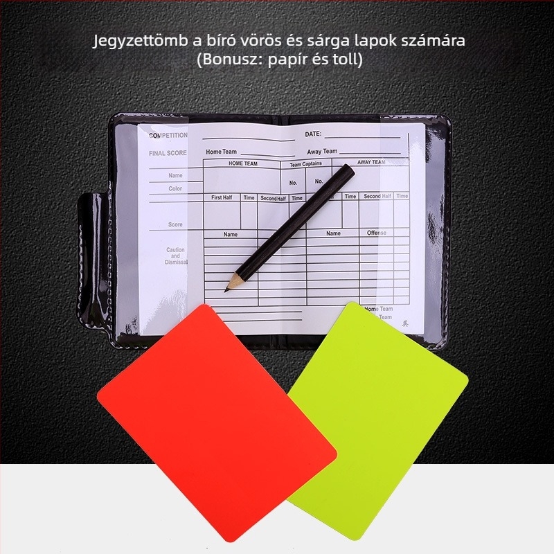 Futballbíró készlet – síp, barométer, edzés segédeszközök; testreszabás rendelésre: Igen; eredet: Zhejiang; kategória: Edzés segédeszközök; sport: Labdarúgás