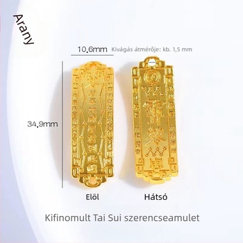 Fém ékszer kiegészítő – nemzeti stílus, uniszex, betűk/számok szöveg, elektroplakálás – Jinfang Jewelry