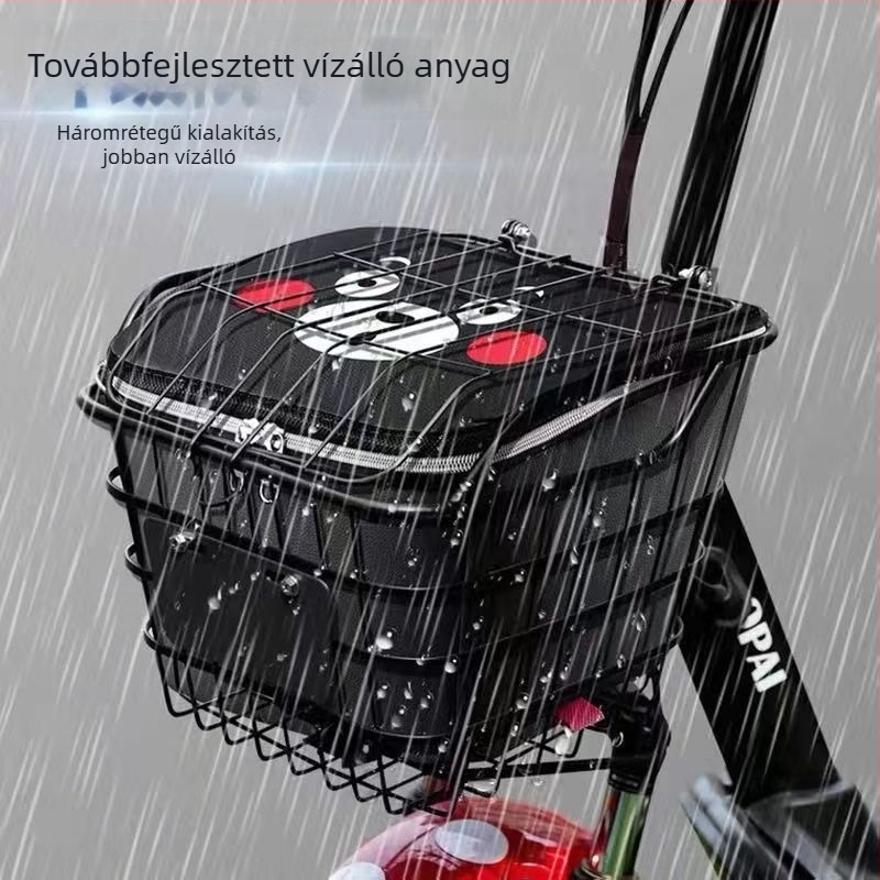 PU előkosár belső tok elektromos kerékpárok és robogók számára, napvédő, vízálló és porálló, tároláshoz