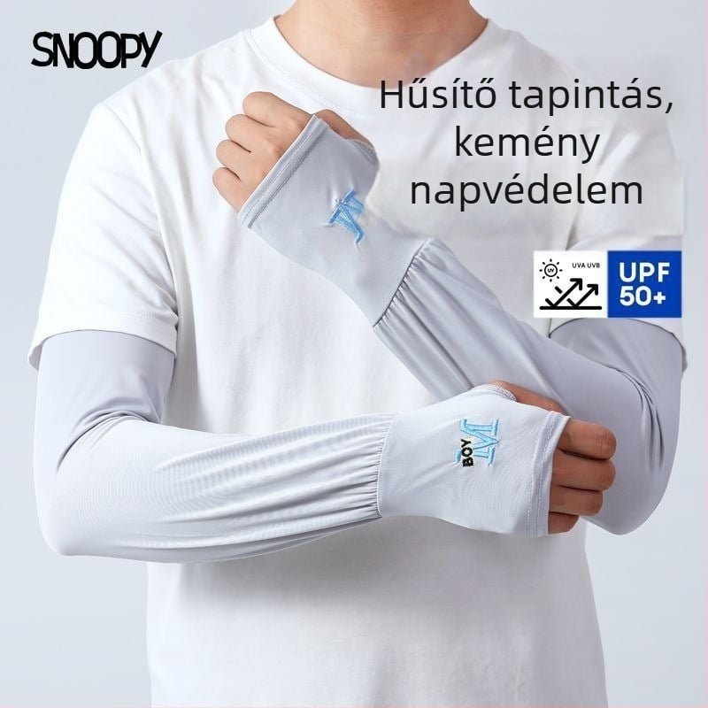 M betűs hűtő karvédő ujjvédők, laza szabású, nyári szabadtéri kerékpározáshoz, napsütés elleni UV védelem, lélegző, vékony, divatos
