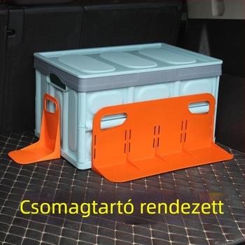 Autó csomagtartó rendező fix tartóval - műanyag, modell 0123, Runner