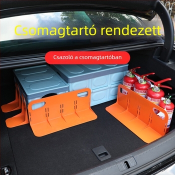 Autó csomagtartó rendező fix tartóval - műanyag, modell 0123, Runner