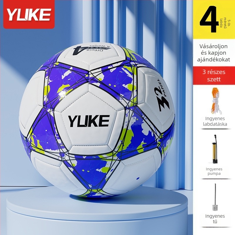 Gyerekeknek és diákoknak készült futball-labda, méret 4 és 5, edzésekhez