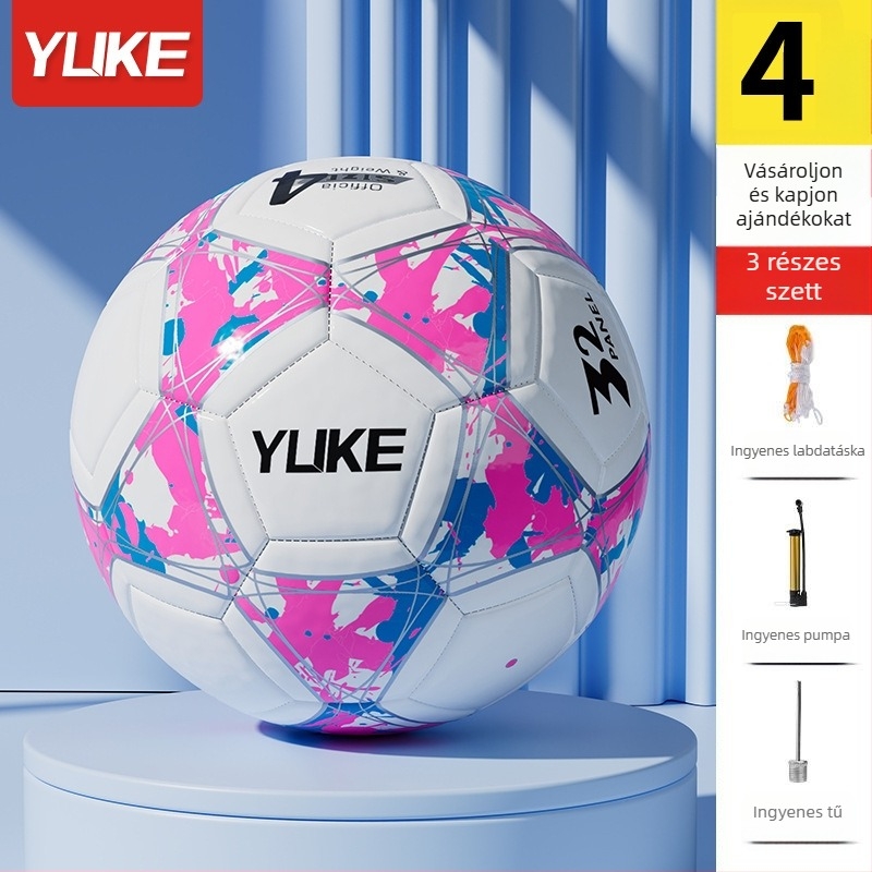 Gyerekeknek és diákoknak készült futball-labda, méret 4 és 5, edzésekhez