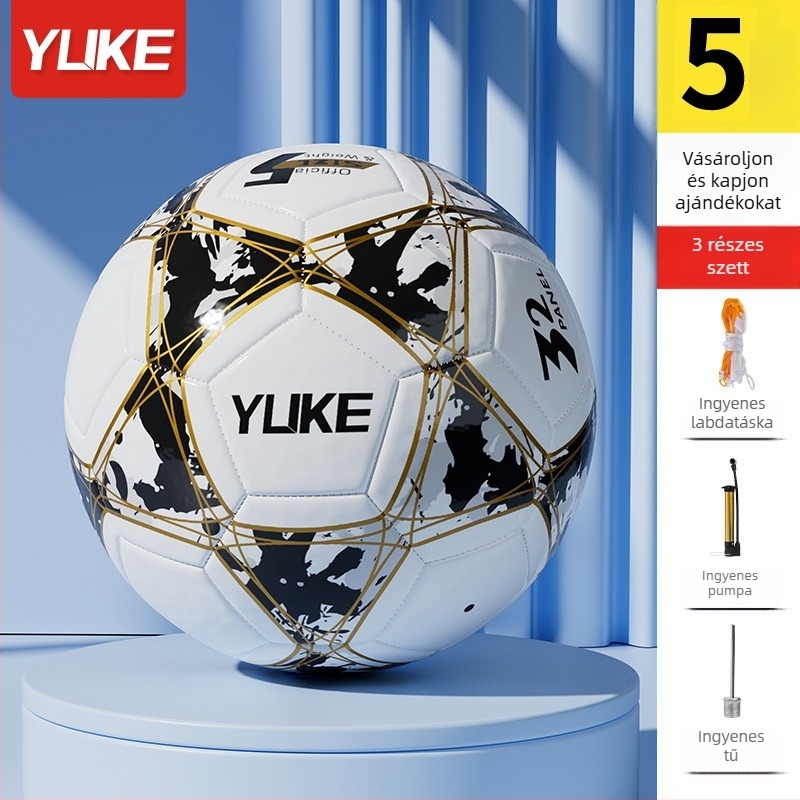 Gyerekeknek és diákoknak készült futball-labda, méret 4 és 5, edzésekhez