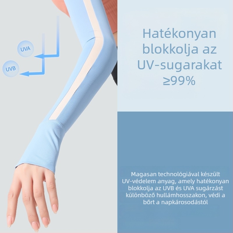 Ice Silk karvédők, lélegző UV-védelem vezetéshez és kerékpározáshoz (Tavasz-nyár)