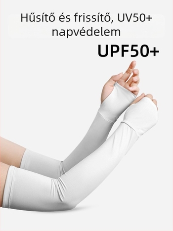 Uniszex UV-védelem Ice Silk kar- és alkarvédő – Csíkos minta, Nyárra