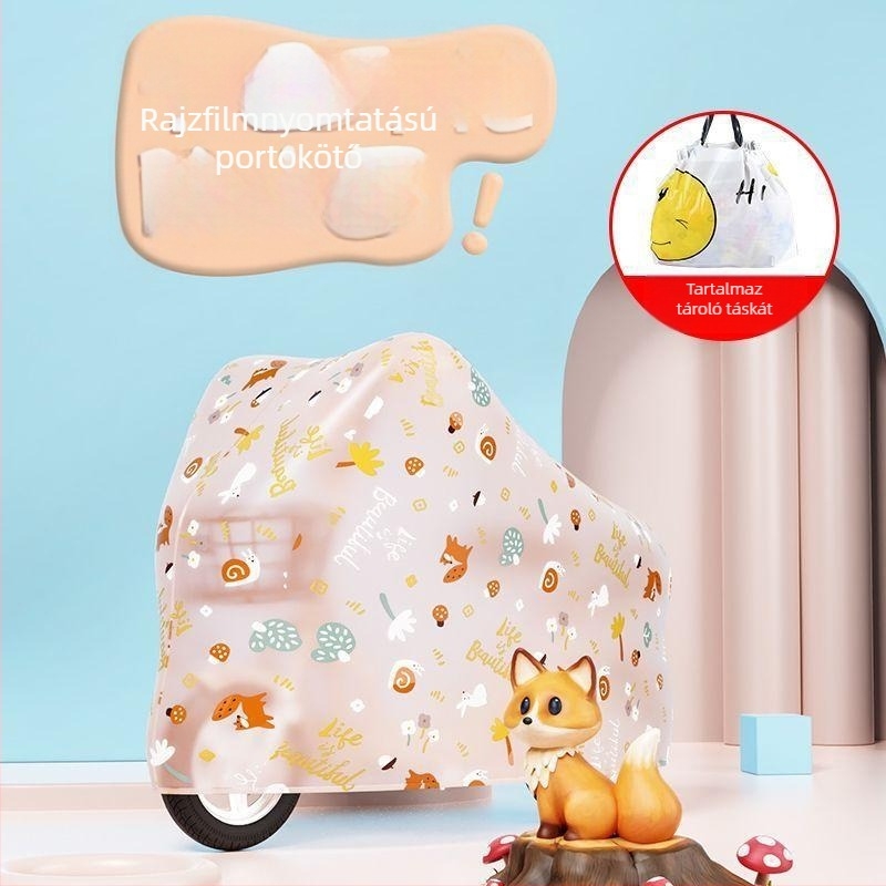 Elektromos jármű esővédő ponyva Kepu, egyszerű stílus