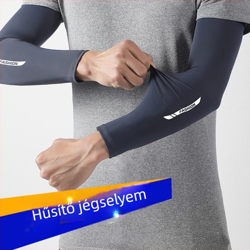 Ice Silk UV védő karpánt – uniszex, nylon/poliészter keverék, UV védelem, autóvezetés, horgászat, kültéri tevékenységek