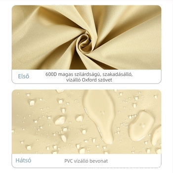 Banán esernyőhöz való védőhuzat kültéri használatra – vízálló Oxford anyag, Desert Maple