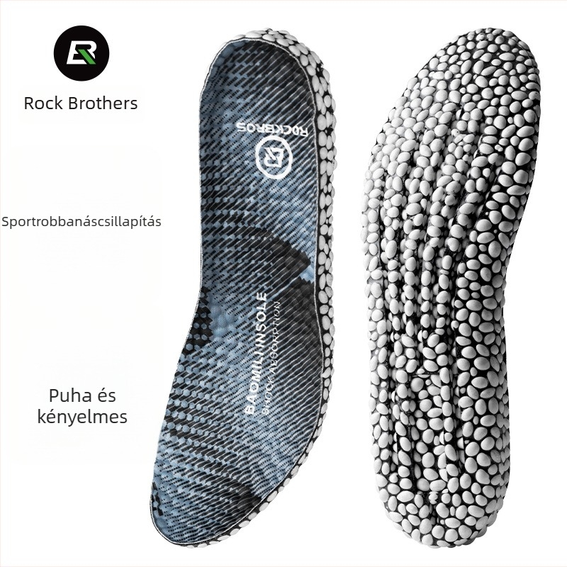 RockBros sporttalpbetét – Uniszex, ütéscsillapítás, lélegző, izzadság-elvezető, vastag puha aljzat