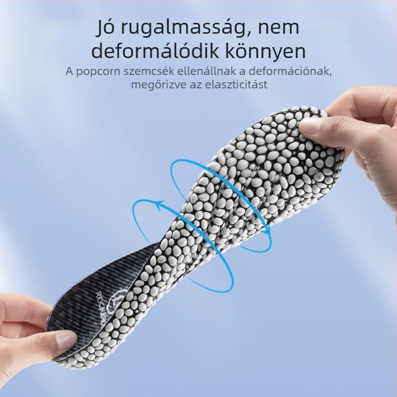 RockBros sporttalpbetét – Uniszex, ütéscsillapítás, lélegző, izzadság-elvezető, vastag puha aljzat