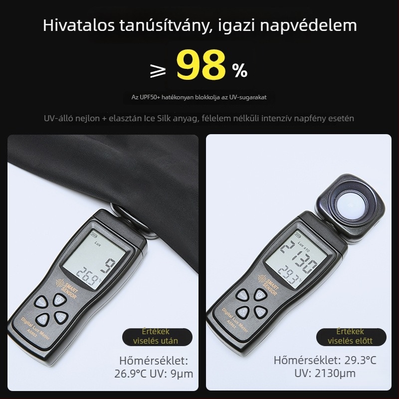 Férfi nylon nyári karvédők UV védelemmel, légáteresztőek, 81–95% nylon tartalom