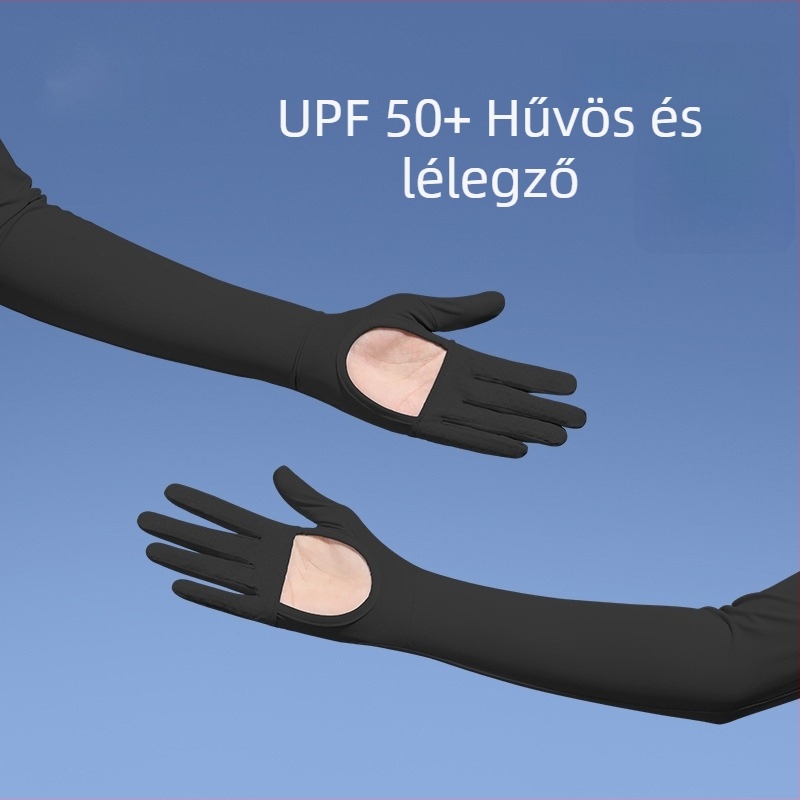 Női hosszú, lélegző napvédő karpántok nylonból, fő szövet-tartalom 81–95%, Cloud Pigeon márka, divatos közlekedés stílus, 2025 tavasz