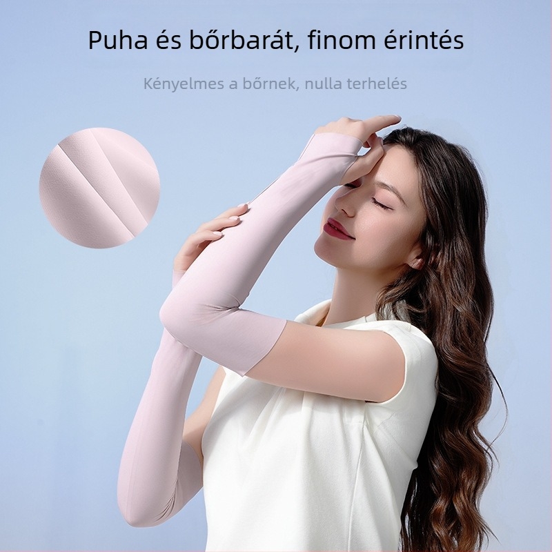 Kültéri karvédő mandzsetta kerékpár- és horgászatához, hűtő Ice Silk anyag, uniszex, UV védelem, Nylon-Spandex 78/22