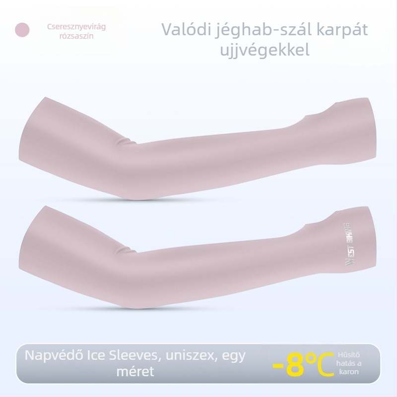 Kültéri karvédő mandzsetta kerékpár- és horgászatához, hűtő Ice Silk anyag, uniszex, UV védelem, Nylon-Spandex 78/22