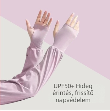 Nylon napvédő ujjvédő UPF50+, uniszex, hosszú buborékos ujjvéggel, szabadtéri sportokhoz