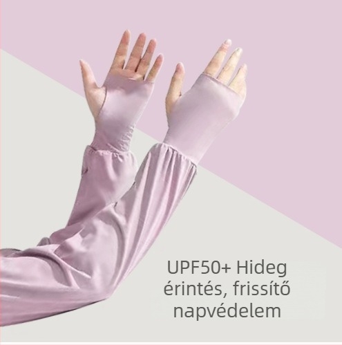 Nylon napvédő ujjvédő UPF50+, uniszex, hosszú buborékos ujjvéggel, szabadtéri sportokhoz