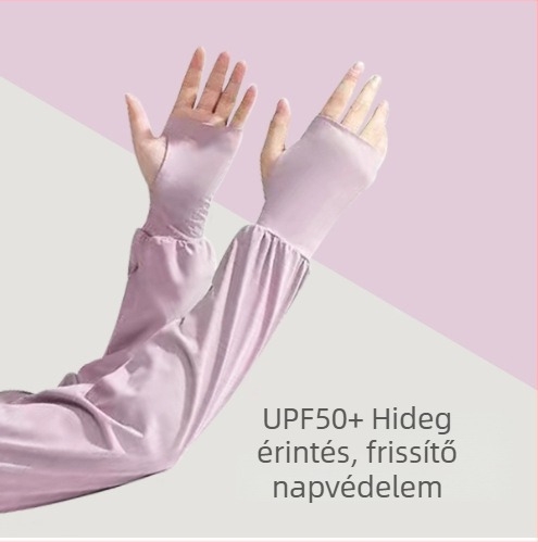 Nylon napvédő ujjvédő UPF50+, uniszex, hosszú buborékos ujjvéggel, szabadtéri sportokhoz