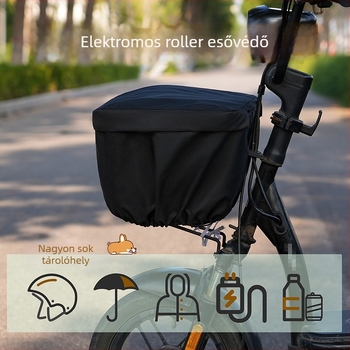 Vízálló tárolótáska elektromos kerékpárkosárhoz, 30L kapacitás, Gemeisi márka, kerékpározáshoz