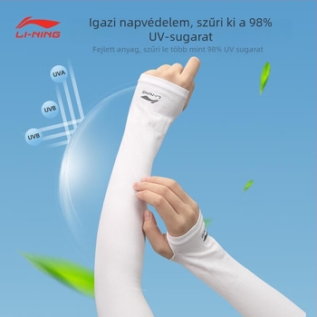 Li Ning Ice Sleeve férfiak és nők számára – nyári UV védelem karvédő, nylon anyag (81–95%), stílus Fashion Commuter, kerékpározásra és horgászatra, 2023 tavasz