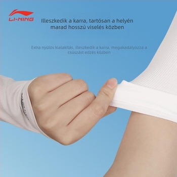 Li Ning Ice Sleeve férfiak és nők számára – nyári UV védelem karvédő, nylon anyag (81–95%), stílus Fashion Commuter, kerékpározásra és horgászatra, 2023 tavasz