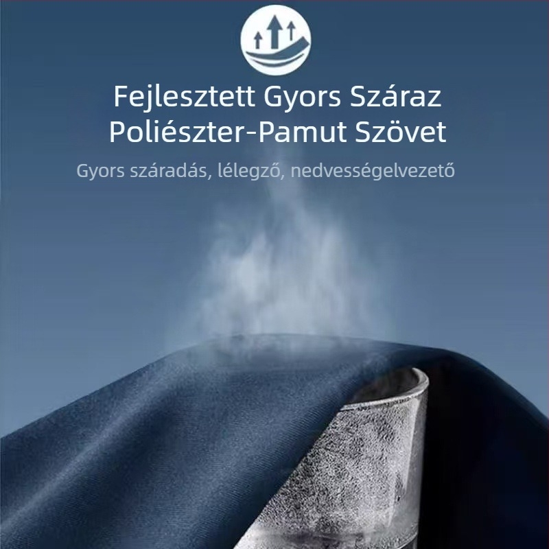 Edzés egyenruha; Anyag: kémiai rostokból álló keverék; Funkciók: gyorsan szárad, lélegző, nedvességelvezető, kopásálló, antistatikus; Minta: egyszínű; Évszakok: nyár, tél, tavasz, ősz; Nem: uniszex