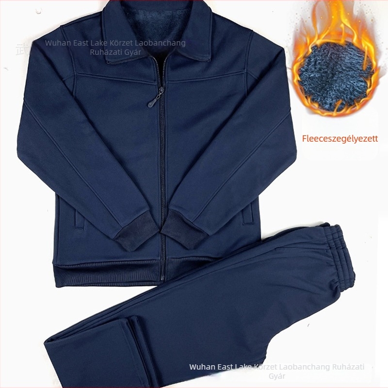 Uniszex edzésruha - pamutkeverék, meleg, őszi-téli szezon