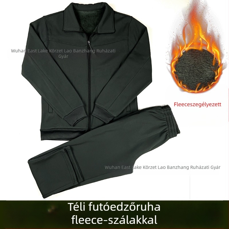 Uniszex edzésruha - pamutkeverék, meleg, őszi-téli szezon