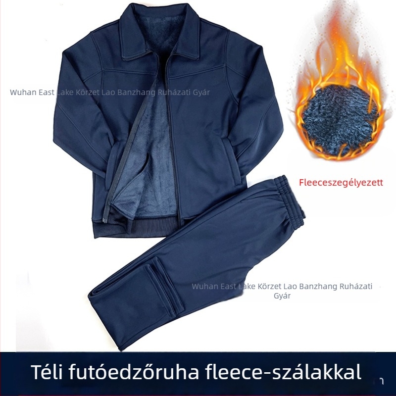 Uniszex edzésruha - pamutkeverék, meleg, őszi-téli szezon