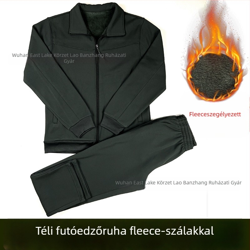 Uniszex edzésruha - pamutkeverék, meleg, őszi-téli szezon