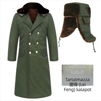 Uniszex téli vastag pamut kabát, hosszú szabású, felnőtt, megőrzi a meleget, szennyeződésálló és mosható, munkaruházat